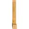 Ekena Millwork Eugene Rough Sawn Timber Gable Bracket, Western Red Cedar, 84"W x 45"H x 6"D x 6"F, 13/12 Pitch GBW084X45X0606EUG00RWR - alternate 2